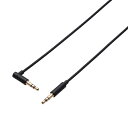 エレコム(ELECOM) AX35ML10BK(ブラック) AUXケーブル 3.5オス-3.5オス(L字) スリム 1.0m(2)