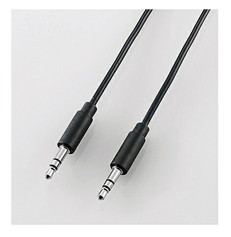 Audio Cables - エレコム(ELECOM) DH-MMRN05 ブラック DH-MMRNシリーズ AUDIOケーブル 0.5m