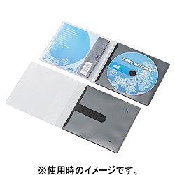 ■音楽CDや映画DVDなどのディスクのほかに、ブックレット、背タイトル、裏ジャケットまで、付属品もまとめて収納できるソフトケースです。 ■マチをとらないソフトタイプなので、スリムに整理可能です。 ■音楽CDなどの収納に最適なCDケースサイズです。 CCDDPC30BK■サイズ：幅286×奥行1mm×高さ131■材質：不織布+PP■カラー：ブラック■収納枚数：1■入り数：30　