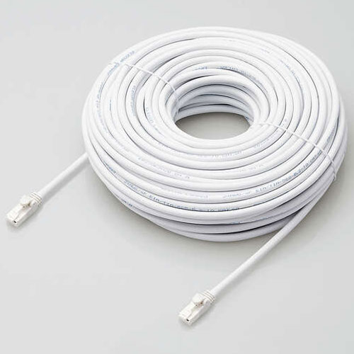 エレコム ELECOM LD-GPAT/WH40/RS ホワイト Cat6A LANケーブル 40m LDGPATWH40R