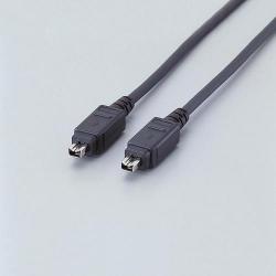 Iee1394 Cable - エレコム(ELECOM) IE-441BK ブラック IEEE1394ケーブル 4ピン/4ピン 1m