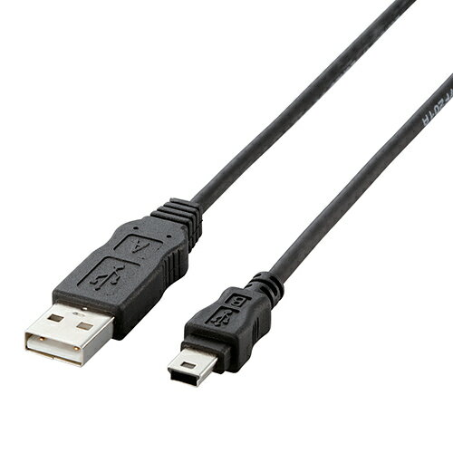 ■USB2.0ハイスピードモードに対応した、環境にやさしいUSBケーブルです。■パソコン本体とデジタルカメラなどを接続するケーブルです。■ケーブルの外皮には、ハロゲン系物質を含まないハロゲンフリーの素材を採用しています。■環境にやさしい鉛フリーはんだを使用しています。■環境に配慮し、ゴミが少なくてすむ簡易包装タイプです。■サビや信号劣化の心配が少ない金メッキピンを使用しています。■ケーブル部には外部ノイズの干渉を受けにくい2重シールドUSBECOM505コネクタ形状:USB(A)オス - USB(mini-B)オス 対応機種:USB(Aタイプ)のインターフェイスを持つパソコンとUSB(ミニB)コネクタを持つ機器 ※パソコンとデジタルカメラを接続するにはデジタルカメラ付属の専用ソフトを使う必要があります ケーブル長:0.5m ※コネクタ部分を除く 規格:USB2.0規格(HI-SPEEDモード)認定 対応転送速度:480Mbps プラグメッキ仕様:金メッキ 2重シールド:○ ツイストペアケーブル(通信線):○ カラー:ブラック 環境配慮事項:EU RoHS指令準拠(10物質)、ハロゲンフリー、鉛フリーはんだ使用デジカメとパソコンをつなぎます