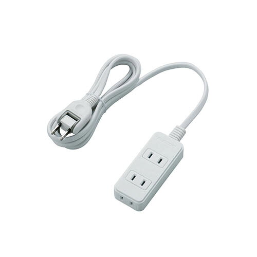 ■電源タップの基本性能をしっかり搭載し、オフィスやご家庭など、様々なシーンで使いやすいスタンダードな電源タップです。 ■差込口には耐燃性に優れたユリア樹脂を使用しており、万一の発熱の際にも融解しにくく、電気火災の防止に有効です。 ■電源コードは一般社団法人日本配線システム工業規格に適合した二重被ふくコードを採用しており、断線や被ふく破れによる感電・火災の防止に有効です。 ■プラグは狭い場所でも配線しやすい180度スイングプラグを採用しています。 ■プラグ仕様は2ピン式で、コンパクトな3個口タイプです。TTS022320WH本体差込口形状:2ピン 本体差込口個数:3個口 プラグ仕様:2ピン コード長:2m 定格:125V・15A・1500W 絶縁キャップ付きプラグ:○ 二重被ふく:○ スイングプラグ:○ カラー:ホワイト 材質:本体:ABS樹脂、プラグ:PVC 差込口:ユリア樹脂 外形寸法:幅39mm×奥行92mm×高さ22.5mm ※コード部分及びプラグ部分を除く 質量:224g 使用可能地域:本製品は日本国内の電源を想定して設計されていますので、日本国外ではご使用いただけません。 電気用品安全法:PSE適合スイングプラグを採用しご家庭などで使いやすい電源タップ。