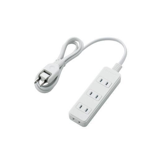 ■オフィスやご家庭など、さまざまなシーンで使いやすい、雷ガード・ほこり防止シャッター付き電源タップです。 ■雷サージから電子機器を守る、高性能雷サージ吸収素子を内蔵しています。 ■最大サージ電圧12,500Vの高性能雷サージ吸収素子(バリスタ)を内蔵していますので、雷によるパソコンやAV機器などの電子機器への被害防止に有効です。 ※最大サージ電圧12500VはJEC210/212規格に基づく数値です。 ■未使用時にほこりの侵入を防止する「ほこり防止シャッター」がついています。 ■差込口には耐熱性に優れたユリア樹脂を使用しており、万一の発熱の際にも融解しにくく、電気火災の防止に有効です。 ■トラッキング現象による火災の防止に役立つ絶縁キャップ付きのコンセントプラグを採用しています。 ■電源コードには一般社団法人日本配線システム工業会規格(JWDS0010)に適合した二重被ふくコードを採用しており、断線や被ふく破れによる感電・火災の防止に有効です。 ■狭い場所でも配線しやすい180°スイングプラグを採用しています。 ■プラグ仕様は2ピン式で、便利な4個口タイプです。TKST0222410WH本体差込口形状：2ピン 本体差込口個数：4個口 プラグ仕様：2ピン・スイングプラグ コード長：1m 定格：125V・15A・1500W 雷ガード：◯ ほこりシャッター：○ 絶縁キャップ付きプラグ：○ 二重被ふく：○ スイングプラグ：○ カラー：ホワイト 材質：本体:ABS樹脂、プラグ:PVC 差込口:ユリア樹脂 外形寸法：幅39mm×奥行126mm×高さ22.5mm ※コード部分及びプラグ部分を除く 質量：181g 使用可能地域：本製品は日本国内の電源を想定して設計されていますので、日本国外ではご使用いただけません。 電気用品安全法：PSE適合オフィスやご家庭など、さまざまなシーンで使いやすい雷ガード付き電源タップ