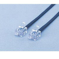Modular （~5 m） - エレコム(ELECOM) MJ-3BK ブラック スリムモジュラケーブル 3m