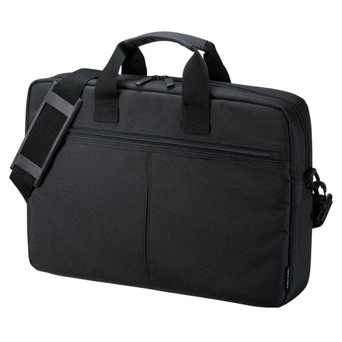 BAGINA4LN2カラー：ブラックサイズ：外寸：W410×D60×H290mm参考収納寸法：W390×D55×H270mm重量：約400g材質：表装 ポリエステル(撥水加工)付属品：ショルダーベルトアダプタやマウスもまとめて収納できるインナーバッグ