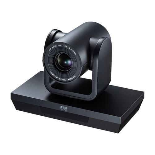 サンワサプライ CMS-V54BK WEBカメラ 画角 水平62°・光学10倍ズーム・フルHD・210万画素 CMSV54BK