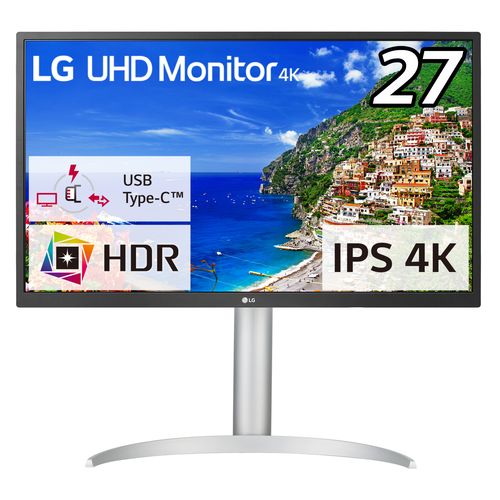 LGエレクトロニクス(LG) 27UP550N-W 27型 4Kディスプレイ