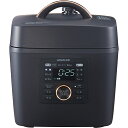 コイズミ(KOIZUMI) KSC-3502-K(ブラック) マイコン電気圧力鍋 5段階圧力 炊飯最大3.5合 700W