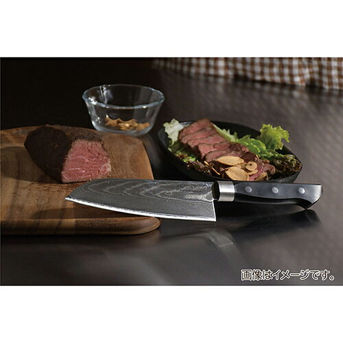 ワンズマート楽天市場店のリバティーコーポレーション FN-102 Chef's Stile グランデ 三徳包丁 刃渡り165mm ダマスカス 67層 食洗機対応｜アングル3