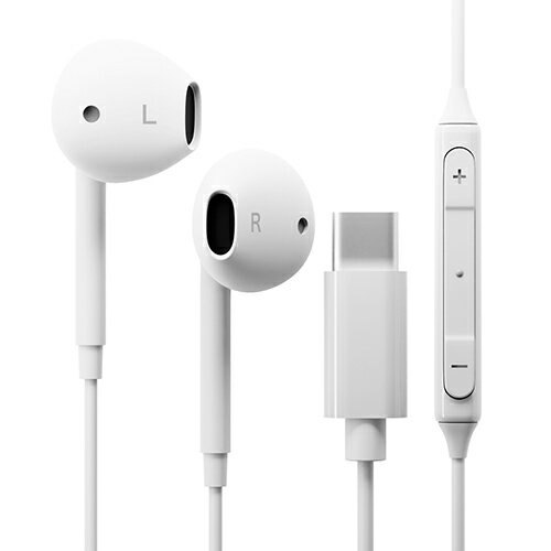 PGA PG-SEIE2WH2(ホワイト) USB Type-C用 ステレオイヤホン インナーイヤー型