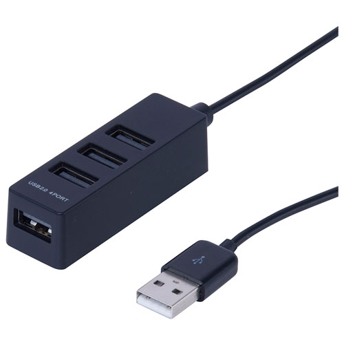 ■コンパクトなボディに使いやすい縦挿しUSB2.0ハブ■底面マグネット付きでスチールデスク等に固定できます■30cmケーブルタイプUH2404対応機種：USBポートが正常に動作するWindowsパソコン、Mac対応OS：Windows10/8.1/8/7/MacOSX(10.2以降)インターフェイス：Ver2.0ポート数：4ポート電力供給方式：-ケーブル長：30cm保証期間：-寸法：幅65×高さ 21×奥行 19mm質量：約30g付属品：底面マグネット付き、コンパクトな縦挿し4ポートハブ