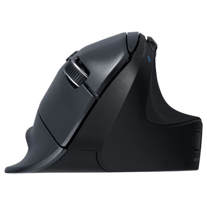 ナカバヤシ MUS-BKF177BK ブラック Bluetooth BlueLEDマウス 5ボタン MUSBKF177BK
