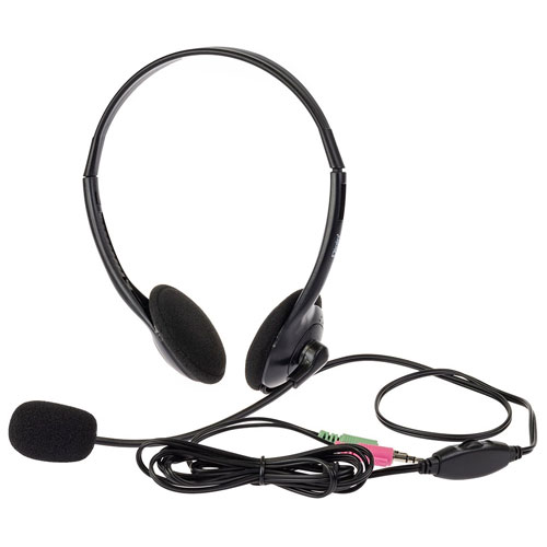 ナカバヤシ MHM-S24BK(ブラック) ヘッドセット ナカバヤシ MHM-S24BK(ブラック) ヘッドセット