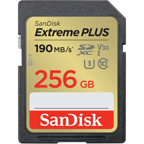 SanDisk(サンディスク) SDSDXWA-256G-JNJIP エクストリーム プラス SDXC UHS-Iカード 256GB