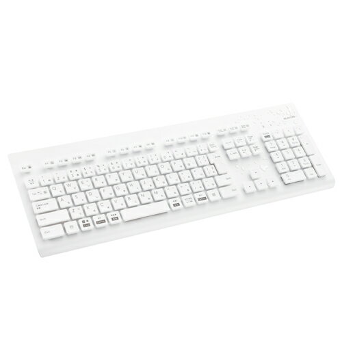 エレコム(ELECOM) TK-WS03BMKWH(ホワイト) キーボード 無線 ワイヤレス Bluetooth 洗える(IPX5) エレコム(ELECOM) TK-WS03BMKWH(ホワイト) キーボード 無線 ワイヤレス Bluetooth 洗える(IPX5)