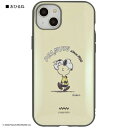 グルマンディーズ(gourmandis) SNG703B(おひるね) iPhone14 Plus用 プロテクトジャケットケース スヌーピー(2)