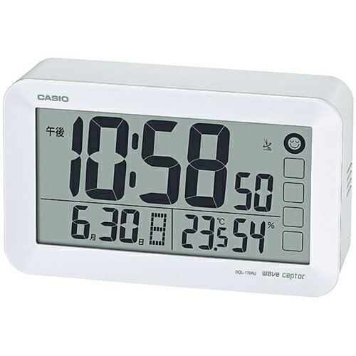 CASIO カシオ DQL-170NJ-7JF パールホワイト 電波置時計 DQL170NJ7JF