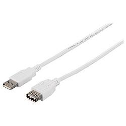 �Хåե�����(BUFFALO) BSUAA230WH �ۥ磻�� USB2.0��Ĺ�����֥� A to A 3m