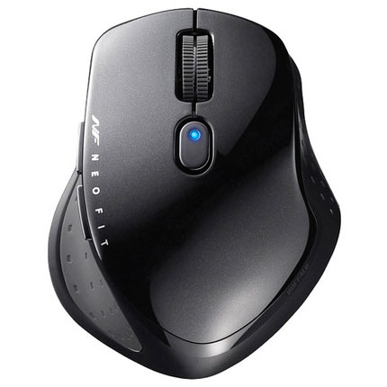 バッファロー(BUFFALO) BSMBW510SBK ブラック USB Type-A BlueLED光学式マウス 5ボタン