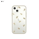 グルマンディーズ(gourmandis) IFT-121BER(クマ) iPhone14 / 13用対応ケース IIIIfit Clear(2)