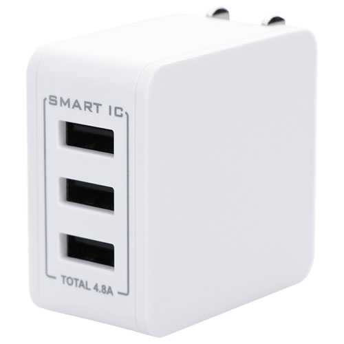 オウルテック(OWLTECH) OWL-ACU348AS-WH(ホワイト) 3ポートAC充電器 オウルテック(OWLTECH) OWL-ACU348AS-WH(ホワイト) 3ポートAC充電器