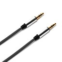 PGA PG-AUX10M11BK 3.5mmステレオミニプラグ AUXオーディオケーブル タフ 1m(2)
