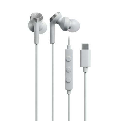 オーディオテクニカ(audio-technica) ATH-CKS330C WH ホワイト USB Type-C用イヤホン