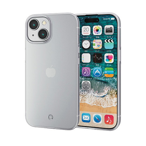 Rakuten - エレコム(ELECOM) iPhone15 用 ケース ソフト 薄型 カメラレンズ保護設計 クリア