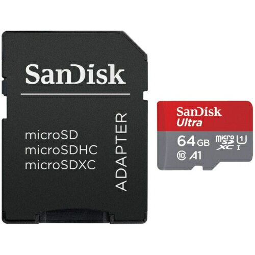 SanDisk(サンディスク) SDSQUAB-064G-JN3MA microSDXCカード 64GB SanDisk(サンディスク) SDSQUAB-064G-JN3MA microSDXCカード 64GB