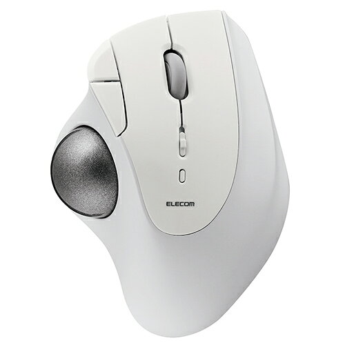 エレコム ELECOM M-IT11BR-WH ホワイト トラックボール マウス Bluetooth 5ボタン ベアリングユニット IST MIT11BRWH