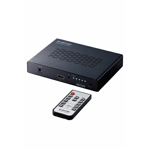 エレコム ELECOM VSP-VWCHD14-BK 黒 4画面 ビデオウォールコントローラー 4K 60Hz 画面回転可能 VSPVWCHD14BK(2.0)