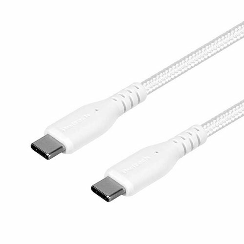 オウルテック(OWLTECH) OWL-CBA4CC20-WH ホワイト PD60W充電/データ転送 Type-C to Type-Cケーブル 2m