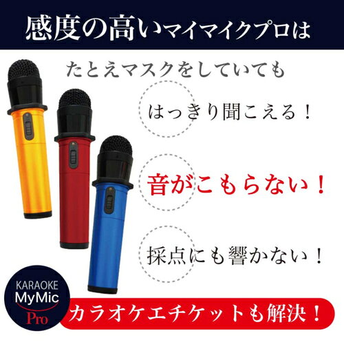 ワンズマート楽天市場店のPENTATONIC ペンタトニック カラオケマイマイク Pro GTM-200 プレミアムゴールド GTM200｜アングル2