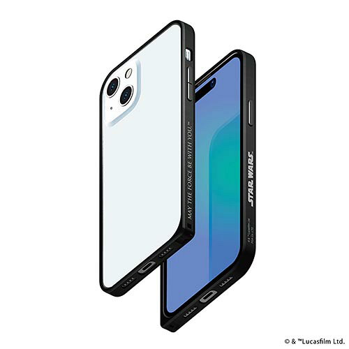 PGA PG-D23ABP30-SW スター・ウォーズロゴ iPhone 15/15 Pro用 アルミニウムバンパー