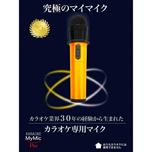 ワンズマート楽天市場店のPENTATONIC ペンタトニック カラオケマイマイク Pro GTM-200 プレミアムゴールド GTM200｜アングル3