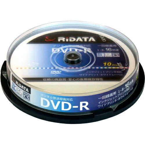 �饤�ƥå� DRCP16X.PW10RD D Ͽ�� DVD-R 4.7GB ��� �ɵ� Ͽ�� �ץ�󥿥֥� 16��® 10��