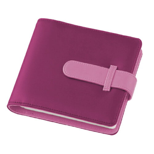 ナカバヤシ BD-092-24P(ピンク) Blu-ray対応 24枚収納 ディスクケース