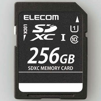 エレコム(ELECOM) MF-DSD256GUL SDXCメモリカード UHS-I 対応 256GB CLASS10