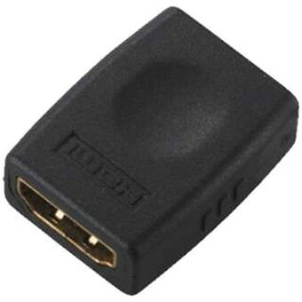 オーム電機(OHM) VIS-P0301 ブラック HDMI中継コネクター VIS-P0301