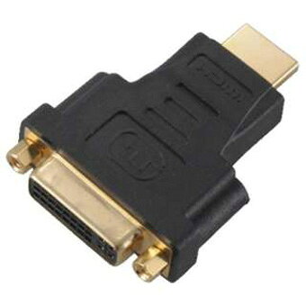 オーム電機(OHM) VIS-P0303 ブラック HDMI・DVI変換アダプター VIS-P0303