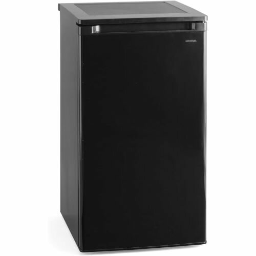 201 L. Or Larger - アイリスオーヤマ Iris Ohyama IUSD-6B-B ブラック 1ドア前開き冷凍庫 60L 右開き 幅480mm IUSD6BB