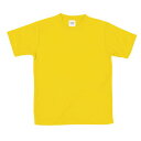 アーテック ATドライTシャツ 130cm イエロー 150gポリ100% 38384
