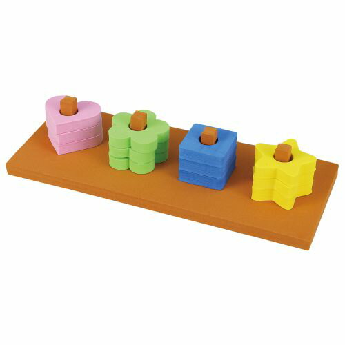 アーテック EVAいろわけゲーム 11984 色分け 形分け EVA素材 安全 発育 知育玩具 手遊び おもちゃ 室内..