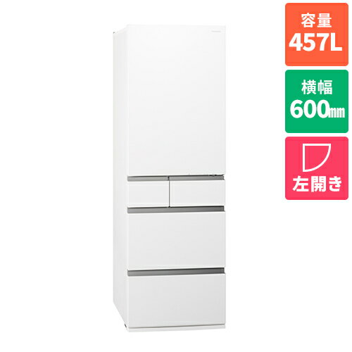 ɸۥѥʥ˥å(Panasonic) NR-E46HV1L-W(ߥåեۥ磻) 5ɥ¢  457L 600mm