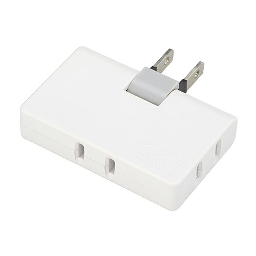 Y02ELPC300WH定格入力 ： 125V15A 合計1500Wまで本体サイズ(mm) ： W65×H45×D15本体重量 ： 38gプラグ形状 ： スイングプラグコンセント口数 ： 3口シャッター ： なしブレーカー ： なしUSB口数 ： 0口絶縁カバー ： あり雷ガード ： なしノイズフィルター ： なし抜け止め ： なしスイッチ ： なし3方向に電源を分配します
