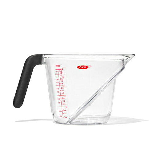 OXO(オクソー) アングルドメジャーカップ 1000ml 計量カップ 耐熱カップ 電子レンジ可 食洗機可