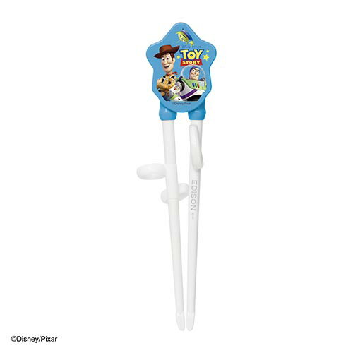 エジソン KJ1033210(ブルー) 2歳ごろ?就学前 エジソンのお箸I ディズニー トイ・ストーリー 右手用