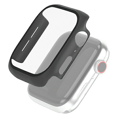 エレコム(ELECOM) AW-44CSPCGBK ブラック Apple Watch用 ケース フルカバー SE 6/5/4 44mm