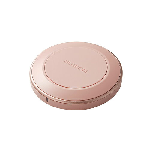 エレコム(ELECOM) W-QA26PN(ピンク) Qi規格(EPP) 対応ワイヤレス充電器(12/10/7.5/5W・卓上)
